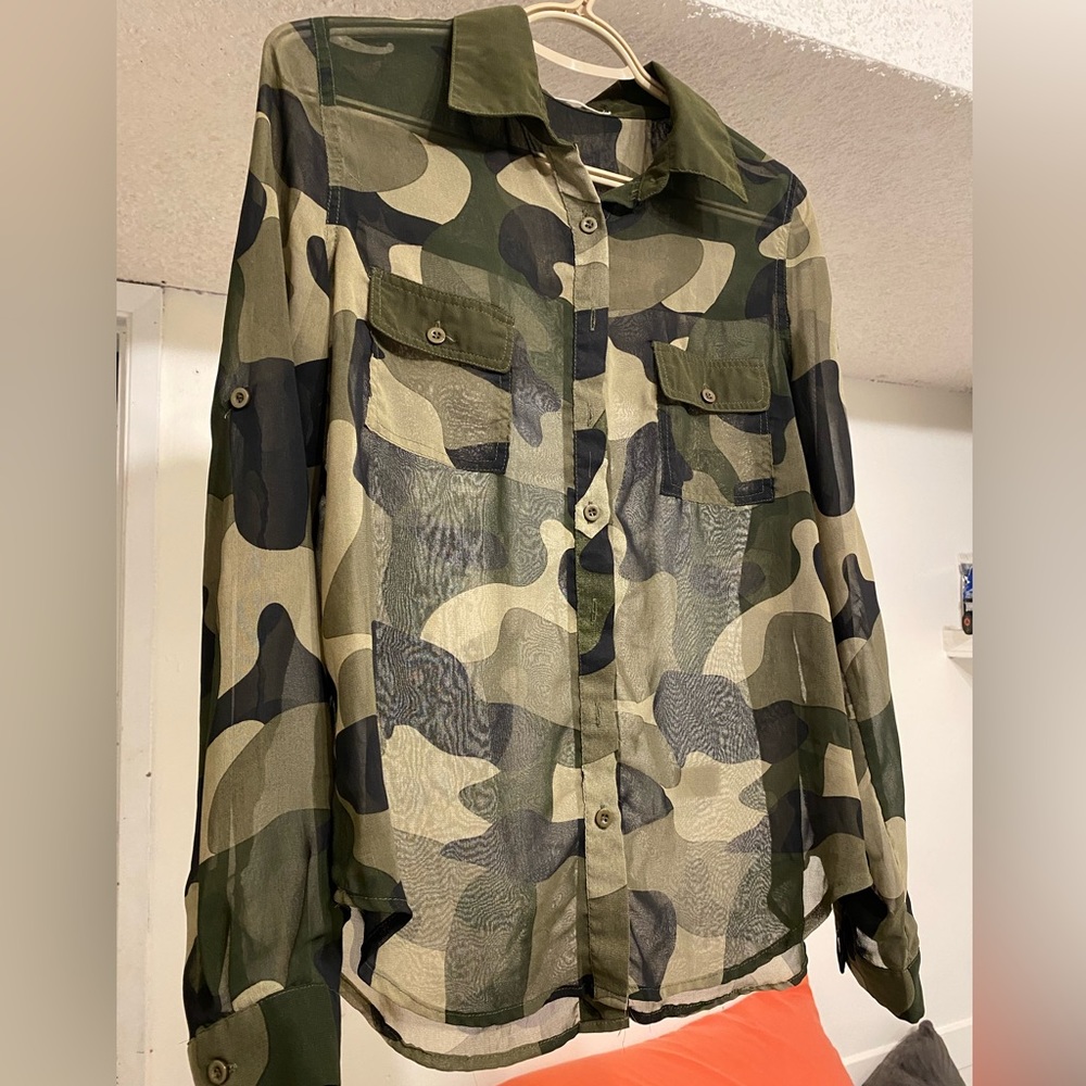 SAN JOY mesh blouse